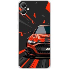 Чохол для Samsung Galaxy A05 (A055) MixCase машини червона car