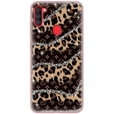 Чохол для Samsung Galaxy A11 / M11 MixCase Леопард Louis Vuitton