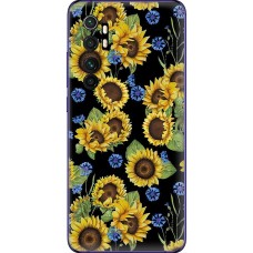 Чохол для Xiaomi Mi Note 10 Lite MixCase квіти соняшники