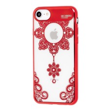 Чохол Beckberg для iPhone 7/8 Monsoon соняшник червоний
