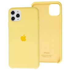 Чохол silicone для iPhone 11 Pro Max case yellow