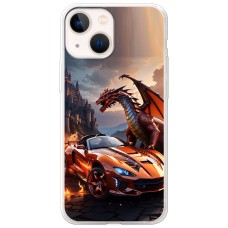 Чохол для iPhone 13 mini MixCase машини неон дракон