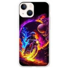 Чохол для iPhone 13 mini MixCase машини неон мото у космосі