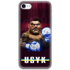 Чохол для iPhone 7 / 8 MixCase Вусик козак сині боксерські рукавички