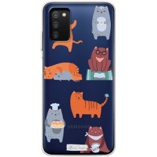Чохол для Samsung Galaxy A03s (A037) MixCase тварини кіт в образі