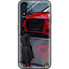Чохол для Samsung Galaxy A01 (A015) MixCase машини неон Audi 