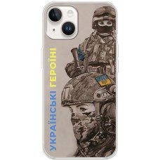 Чохол для iPhone 15 MixCase патріотичні українські герої