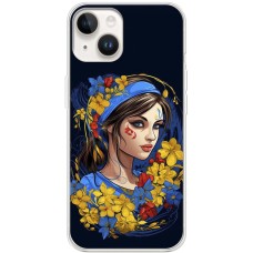 Чохол для iPhone 15 MixCase патріотичні українка в квітах