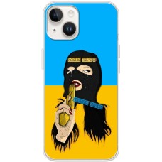 Чохол для iPhone 15 MixCase патріотичні Слава Україні - Героям Слава