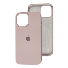 Чохол для iPhone 13 Pro Max Square Full silicone сірий / lavender