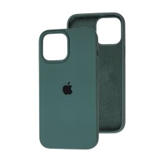 Чохол для iPhone 13 Pro Max Square Full silicone зелений / cactus