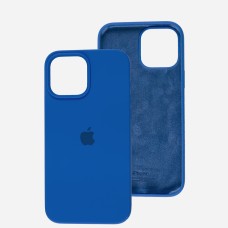 Чохол для iPhone 13 Pro Max Square Full silicone синій / capri blue
