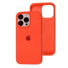 Чохол для iPhone 13 Pro Square Full silicone оранжевий / pink citrus