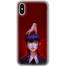 Чохол для iPhone X / Xs Mixcase Венздей арт з Речю