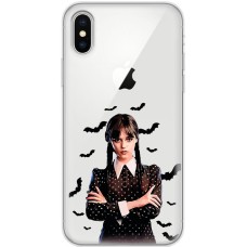 Чохол для iPhone X / Xs Mixcase Венздей кажани