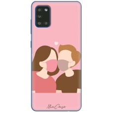 Чохол для Samsung Galaxy A31 (A315) Mixcase для закоханих 12