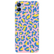 Чохол для Samsung Galaxy A04e (A042) MixCase леопард рожевий