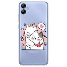 Чохол для Samsung Galaxy A04e (A042) MixCase котики кохання