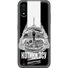 Чохол для Samsung Galaxy A01 (A015) MixCase патріотичні котики ЗСУ