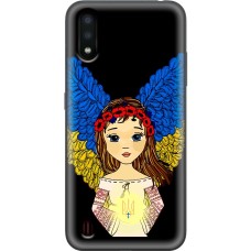 Чохол для Samsung Galaxy A01 (A015) MixCase патріотичні українка ангел