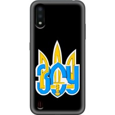 Чохол для Samsung Galaxy A01 (A015) MixCase патріотичні герб ЗСУ