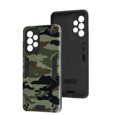 Чохол для Samsung Galaxy A53 (A536) Military armor camouflage dark green