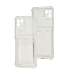 Чохол для Samsung Galaxy A03 (A035) WXD Card Pocket прозорий