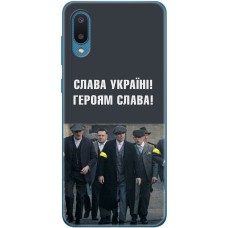 Чохол для Samsung Galaxy A02 (A022) MixCase патріотичний "Слава Україні!"