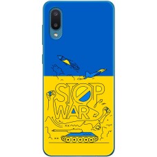 Чохол для Samsung Galaxy A02 (A022) MixCase патріотичні разом до перемо
