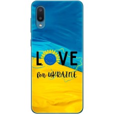Чохол для Samsung Galaxy A02 (A022) MixCase патріотичні love Ukraine