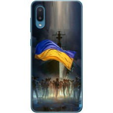 Чохол для Samsung Galaxy A02 (A022) MixCase патріотичні палити ворога