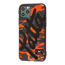 Чохол для iPhone 11 Pro Max Smoothy print чорно-червоний