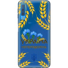 Чохол для Samsung Galaxy A7 2018 (A750) MixCase патріотичні Україна непереможна