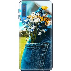 Чохол для Samsung Galaxy A7 2018 (A750) MixCase патріотичні квіти України