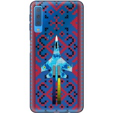 Чохол для Samsung Galaxy A7 2018 (A750) MixCase патріотичні Винищувач України