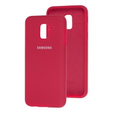 Чохол для Samsung Galaxy J6 2018 (J600) Silicone Full вишневий