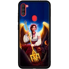 Чохол для Samsung Galaxy A11 / M11 MixCase патріотичні українка ангел з тризубо