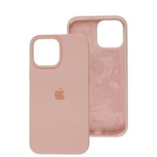 Чохол для iPhone 13 Pro Max Square Full silicone pink sand
