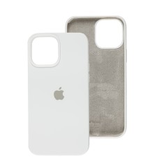 Чохол для iPhone 13 Pro Max Square Full silicone білий / white