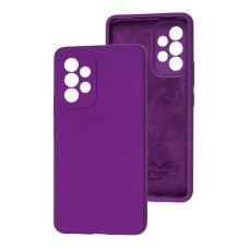 Чохол для Samsung Galaxy A53 (A536) Wave camera Full purple