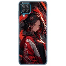 Чохол з аніме для Samsung Galaxy A12 / M12 Mixcase дівчина в червоному