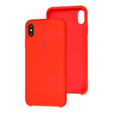 Чохол silicone case для iPhone Xs Max червоний