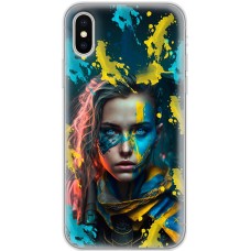 Чохол для iPhone X / Xs MixCase патріотичні воєвнича Україна