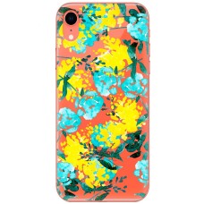 Чохол для iPhone Xr MixCase патріотичні жовто-блакитні квіти