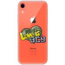 Чохол для iPhone Xr MixCase патріотичні Love is ЗСУ
