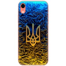 Чохол для iPhone Xr MixCase патріотичні Тризум серед куль