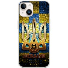 Чохол для iPhone 15 MixCase патріотичні позолочений тризуб