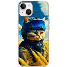 Чохол для iPhone 15 MixCase патріотичні котик