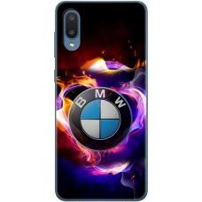 Чохол для Samsung Galaxy A02 (A022) MixCase авто бмв лого в диму