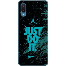 Чохол для Samsung Galaxy A02 (A022) MixCase логотип лого спорт на чорному